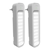 Kit 2x Luminaria De Emergencia Lea 150 Intelbras 30 Leds