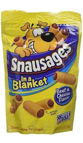 Snausages In Blanket Snacks Para Perros Sabor A Carne Y