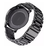 Correa De 22mm Para Galaxy Watch De Acero Inoxidable D1 Color Negro