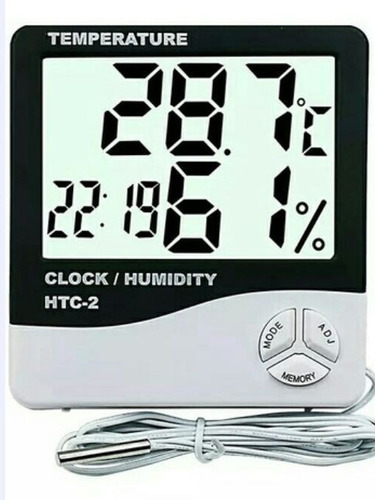 Termohigrometro Digital Htc-2 Sonda Temperatura Y Humedad