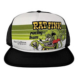 Boné Aba Reta Race Rat Fink California Tela Ótima Qualidade