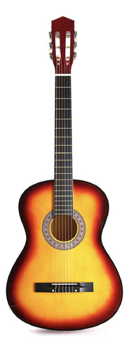 Guitarra Clasica Femmto Para Diestros Derechos Funda Puas Naranja Madera Dura Diestro Femmto