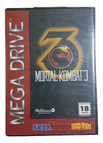 Mortal Kombat 3 - Mega Drive - Cib - Lacrado 