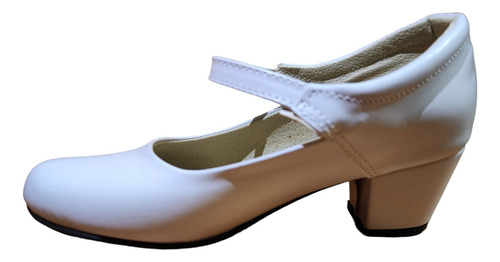 Zapatos Blancos De Jarana Yucateca (tallas 17-21.5)