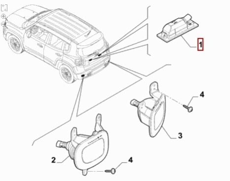 Faro Patente Fiat Cronos Jeep Renegade Mopar Foto 5
