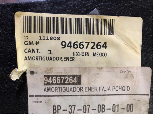 Absorbedor Impacto Anime Delantero Chevy C2 2009/12 Orig Foto 5