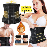  Faja Reductora Modeladora Cintura Corset Única Con 6 Hilera