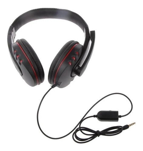 Auriculares Gamer Samurai Regulables Control Volumen Micro 