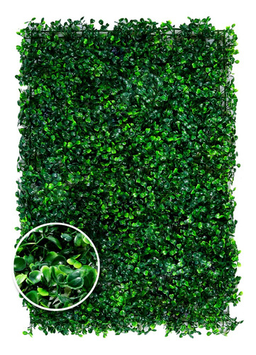 Jardin Vertical Artificial Decoracion Verde Panel 40x60 X 15