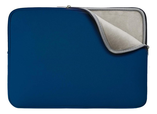 Funda P/ Laptop Rainyear, Terciopelo Int, 16 «, Azul Marino