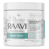 Creme De Massagem Nano Redutor Corporal Raavi Fittie 500g
