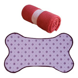 Tapete Para Comedouro Tapetinho Pet Cachorro Ou Gato + Manta