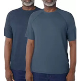 2 Playeras Glacier Performance Talla L De Hombre-a20