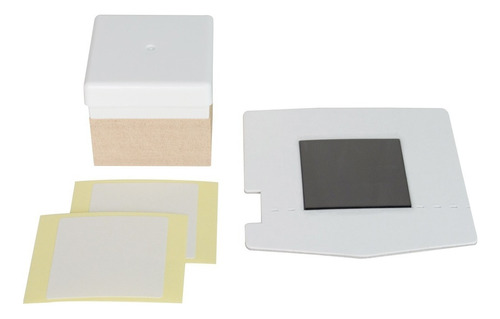 Kit De Estampación Para Sellos Silhouette® Mint 30mm X 30mm Color Del Exterior Negro