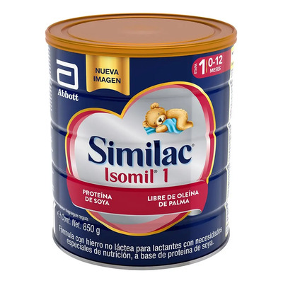 Formula Infantil Similac Isomil Etapa 1 De Soya 850gr Natural | Envío gratis