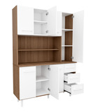 Aparador De Cocina 1,20 Mts. Mueble Organizador Melamina