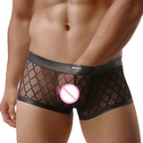 Ropa Interior Boxer Hombre Lencería Transparente