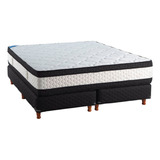 Sommier Queen Size Topacio Simetric Pillow 160x200 Resortes