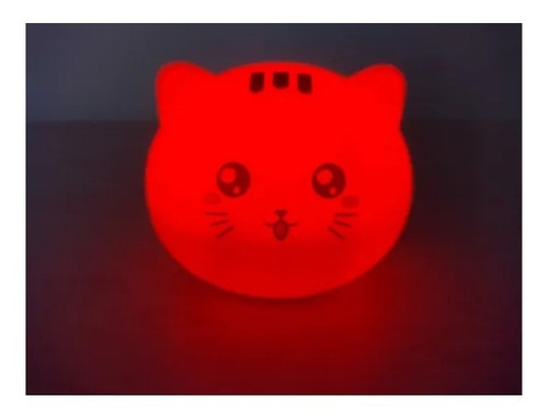 Parlante Led Bluetooth Multicolor Forma Gato Altavoz Mp3 Rgb