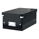 Caja De Almacenamiento Dvd, Negra, De Click And Store, ...