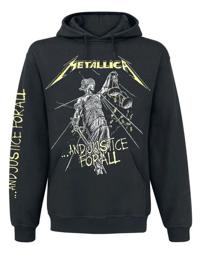 Sudadera Hoodie Metallica Justice For All Album Unisex + Env | Envío gratis