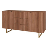 Cómoda Cajonera Living 2 Puertas 3 Cajones Brv Bmu 73-251