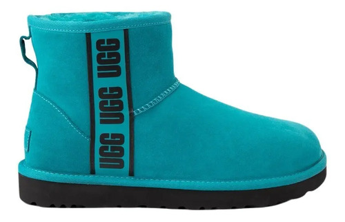 Ugg Bota Chukka 1122558 Classic Mini Side Logo Aquatic Blue