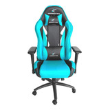Silla Gamer Profesional Dragster Gt 600 Sky Blue Ajustable