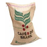 Saco De Café Do Brasil  Rustico 70cm X 95cm - Artesanato.