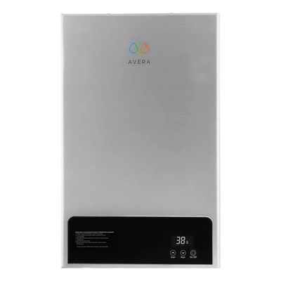 Calentador de Agua Instantaneo Modulante de GAS LP AVERA, Boiler de paso, Capacidad 10 Litros\u002FMinuto, 2 Servicios, Panel Digital, Pantalla LED, 80% Ahorro de Gas LP, Seguridad y Fácil Instalación CM10 | Meses sin interés