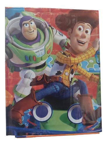 Mantel Toy Story 180×110 Cms Cotillón Cumpleaños Woody Buzz 