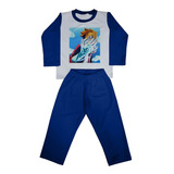 Pijama Infantil Unissex Longo Inverno Boruto  Super Promoção