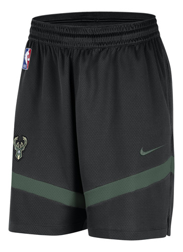 Shorts De Basquetból Hombre Nike Dri-fit Milwaukee Bucks 