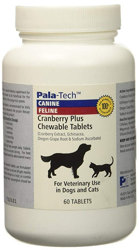 Pala-tech Cranberry Plus 60 Comprimidos Masticables Para Per