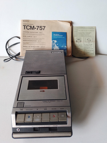 Cassetera-grabador Sonny Tcm-757.exterior Impecabl.rep Tripa