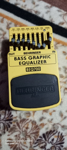 Pedal Bass Equalizer Behringer Beq700