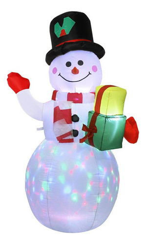 Bb Navidad Nieve Mono Multicolor Led Inflable De 1,5 M, 150