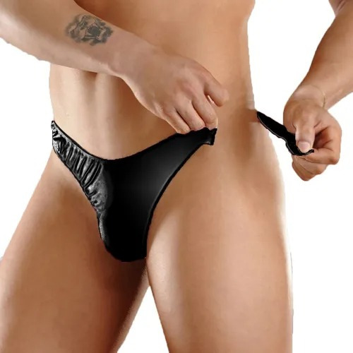 Tanga Con Velcro Masculina Colaless Hombre Zunga Slip Boxer 