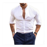 Camisa Cuello Neru Blanca