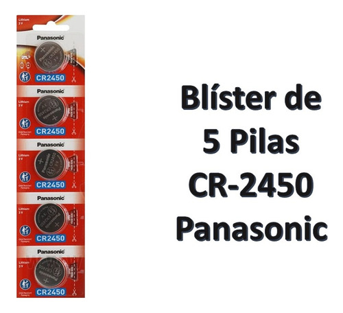 Panasonic Cr-2450 - Blister De 5 Unidades