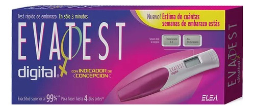 Evatest Digital Test De Embarazo Con Estimador De Concepcion