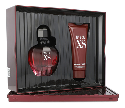 Set Paco Rabanne Black Xs For Her 2 Pzas Edp Original