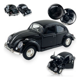 Carrinho Miniatura De Ferro Fusca Fusquinha Abre Porta Capô