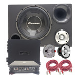 Caixa Trio Completa Pioneer 12 Modulo 1200w D250x St400 Jbl