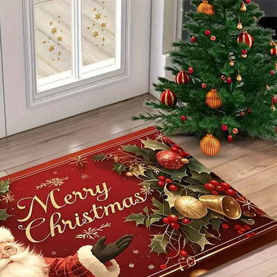 N ¡feliz Navidad! Tapete Navideño Para Puerta De Entrada Y P
