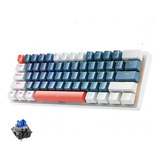 Teclado Gamer Machenike K500-b61 Qwerty 60% Switch Blue Rgb 