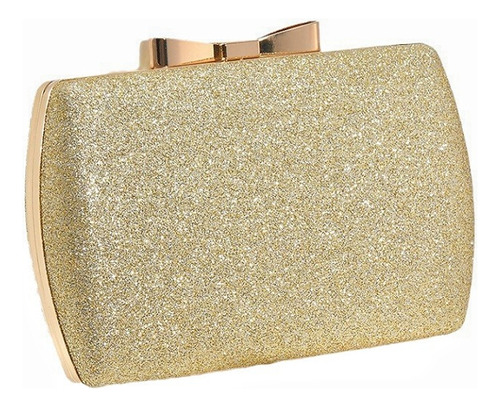 Bolso De Mano De Clásico Brillante Para Fiesta Con Cadena