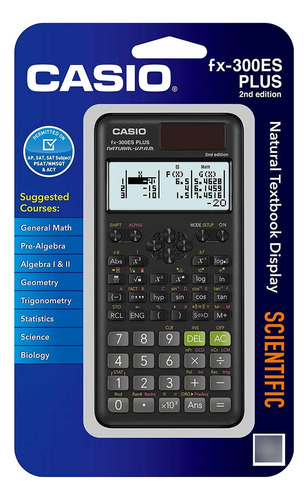 Casio ® Calculadora Fx300esplus2, 2a Ed. Standard Científica