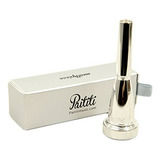 Paititi Plata Plateado Rico Tono Bb 7c Trompeta Boquilla