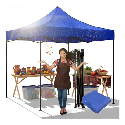 Carpa Toldo Plegable 3x3 Impermeable Para Patio Y Fiesta Azul | MercadoLibre